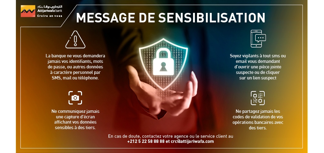 Message de sensibilisation